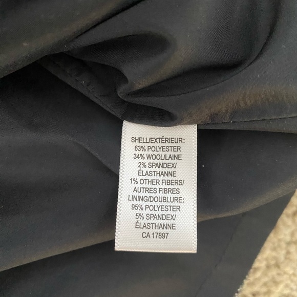 Banana Republic Grey Tweed Wool Blend Pencil Skirt with Bow Detail - Picture 7 of 8